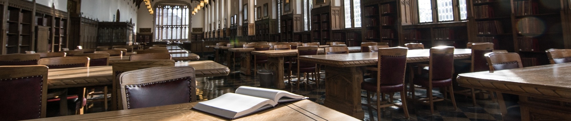 The Great Reading Room in Bizzell Memorial Library.